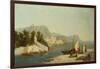 The Amalfitan Coast-William Raymond Dommersen-Framed Giclee Print