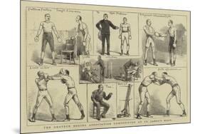 The Amateur Boxing Association Competition at St James's Hall-null-Mounted Giclee Print