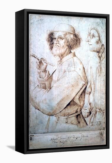 The Amateur Painter, C1562-Pieter Bruegel the Elder-Framed Stretched Canvas