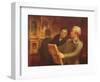 The Amateur Painter-Honore Daumier-Framed Giclee Print