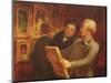 The Amateur Painter-Honore Daumier-Mounted Giclee Print