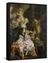 The Amatory Morning, La Galante Matinee-Francois Boucher-Framed Stretched Canvas