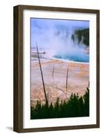 The Amazing Grand Prismatic Spring, Yellowstone National Park-Vincent James-Framed Photographic Print