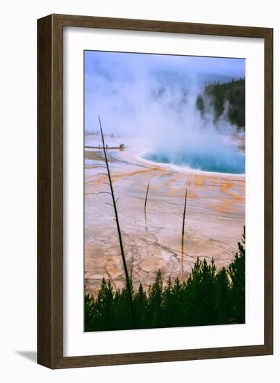 The Amazing Grand Prismatic Spring, Yellowstone National Park-Vincent James-Framed Photographic Print