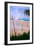 The Amazing Grand Prismatic Spring, Yellowstone National Park-Vincent James-Framed Photographic Print