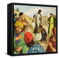 The Amazing Love of Jesus-Clive Uptton-Framed Stretched Canvas