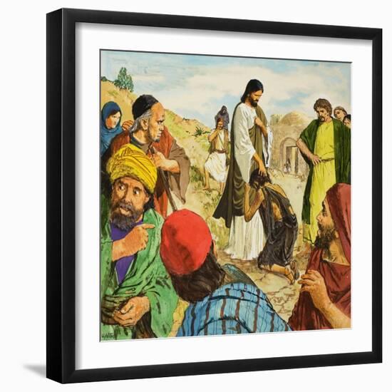 The Amazing Love of Jesus-Clive Uptton-Framed Giclee Print