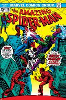 The Amazing Spider-Man No.136 Cover: Spider-Man and Green Goblin-Ross Andru-Lamina Framed Poster