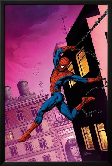 The Amazing Spider-Man No.517 Cover: Spider-Man-Gary Frank-Lamina Framed Poster