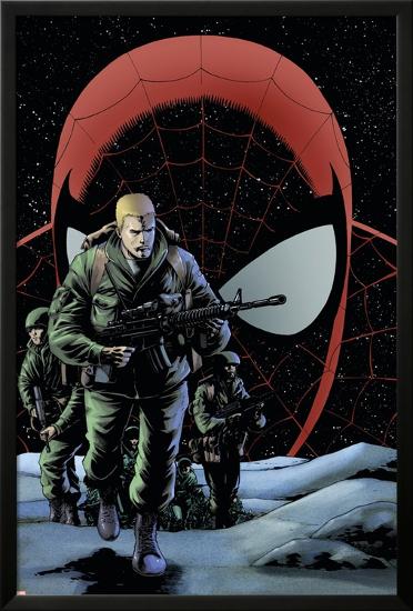 The Amazing Spider-Man No.574 Cover: Flash Thompson-Barry Kitson-Lamina Framed Poster