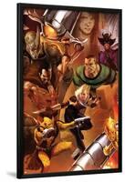 The Amazing Spider-Man No.643 Cover: Shocker, Kraven the Hunter, Sandman, Rhino, and Ana Kravinoff-Marko Djurdjevic-Lamina Framed Poster