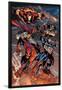 The Amazing Spider-Man No.648: Spider-Man, Captain America, Thor, Iron Man, Wolverine, and Hawkeye-Humberto Ramos-Lamina Framed Poster