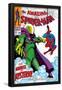 The Amazing Spider-Man No.66 Cover: Mysterio and Spider-Man Fighting-null-Framed Poster