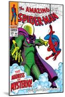 The Amazing Spider-Man No.66 Cover: Mysterio and Spider-Man Fighting-null-Mounted Poster