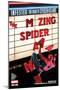 The Amazing Spider-Man No.665 Cover: Spider-Man Falling from the Marquee-Paolo Rivera-Mounted Poster