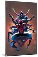 The Amazing Spider-Man No. 9 Cover, Featuring: Spider-Man, Spider Woman, Spider-Girl and More-Olivier Coipel-Mounted Poster