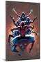 The Amazing Spider-Man No. 9 Cover, Featuring: Spider-Man, Spider Woman, Spider-Girl and More-Olivier Coipel-Mounted Poster