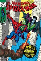 The Amazing Spider-Man No.97 Cover: Spider-Man and Green Goblin-Gil Kane-Lamina Framed Poster