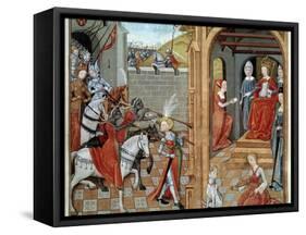 The Amazons at the Court of a Queen (Louise of Savoy)-null-Framed Stretched Canvas
