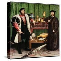 The Ambassadors, 1533-Hans Holbein the Younger-Stretched Canvas