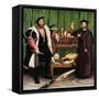 The Ambassadors, 1533-Hans Holbein the Younger-Framed Stretched Canvas