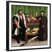 The Ambassadors, 1533-Hans Holbein the Younger-Framed Giclee Print