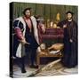 The Ambassadors, 1533-Hans Holbein the Younger-Stretched Canvas