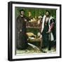 The Ambassadors, 1533-Hans Holbein the Younger-Framed Giclee Print