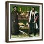 The Ambassadors, 1533-Hans Holbein the Younger-Framed Giclee Print