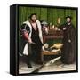 The Ambassadors-Hans Holbein the Younger-Framed Stretched Canvas