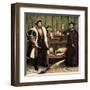 The Ambassadors-Hans Holbein the Younger-Framed Art Print