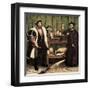 The Ambassadors-Hans Holbein the Younger-Framed Art Print