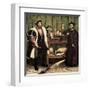 The Ambassadors-Hans Holbein the Younger-Framed Art Print