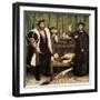 The Ambassadors-Hans Holbein the Younger-Framed Art Print