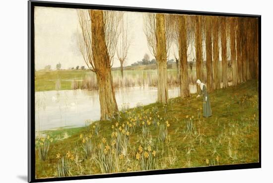 The Amber Vale, a Host of Golden Daffodils-John George Sowerby-Mounted Giclee Print