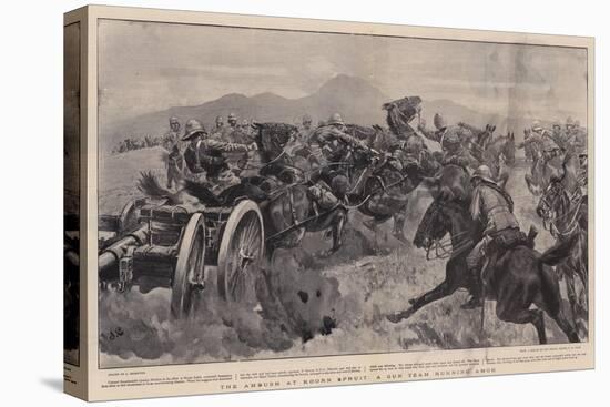 The Ambush at Koorn Spruit, a Gun Team Running Amok-John Charlton-Stretched Canvas