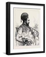 The Ameer Mahomed Yakoob Khan Wali of Cabul Ruler of Afghanistan 1879-null-Framed Giclee Print