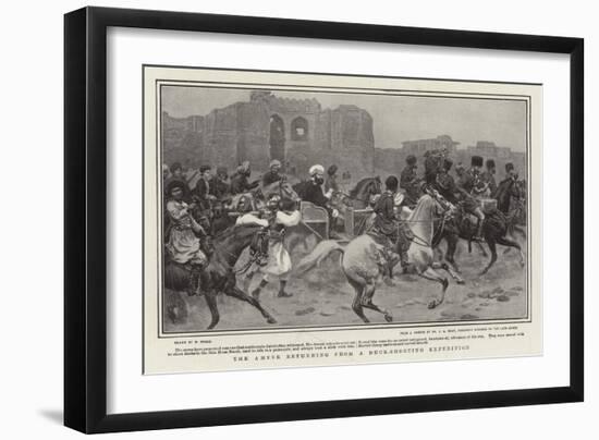 The Ameer Returning from a Duck-Shooting Expedition-William Small-Framed Giclee Print