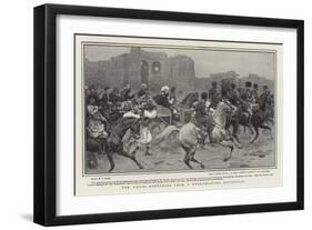 The Ameer Returning from a Duck-Shooting Expedition-William Small-Framed Giclee Print