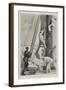 The America Cup, Aboard the Columbia, Hoisting the Club-Topsail-T. Dart Walker-Framed Giclee Print