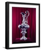 The America's Cup Yachting Trophy in the New York Yacht Club's Trophy Room-Dmitri Kessel-Framed Photographic Print