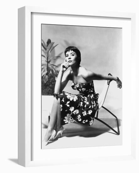 The American Actress Natalie Wood (1938-1981) C. 1956-null-Framed Photo