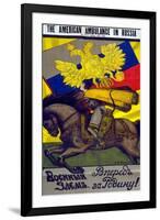 The American Ambulance in Russia, c.1917-A. O. Maksimov-Framed Giclee Print