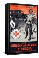 The American Ambulance in Russia, C.1917-null-Framed Stretched Canvas