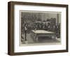 The American Billiard Tournament, Joseph Bennett and S W Stanley Playing-null-Framed Premium Giclee Print