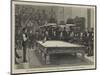 The American Billiard Tournament, Joseph Bennett and S W Stanley Playing-null-Mounted Premium Giclee Print