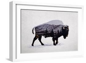 The American Bison-Davies Babies-Framed Premium Giclee Print