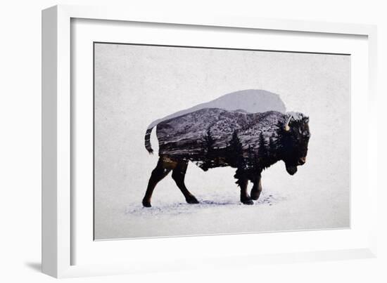 The American Bison-Davies Babies-Framed Art Print
