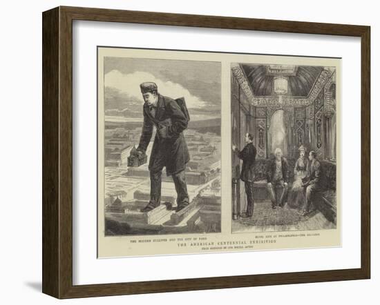 The American Centennial Exhibition-Walter Jenks Morgan-Framed Giclee Print