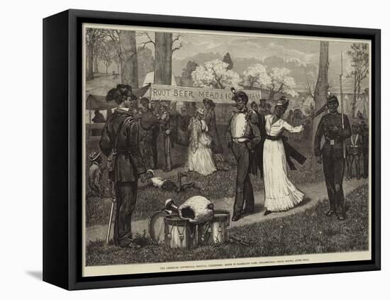 The American Centennial Festival Exhibition-Felix Regamey-Framed Stretched Canvas